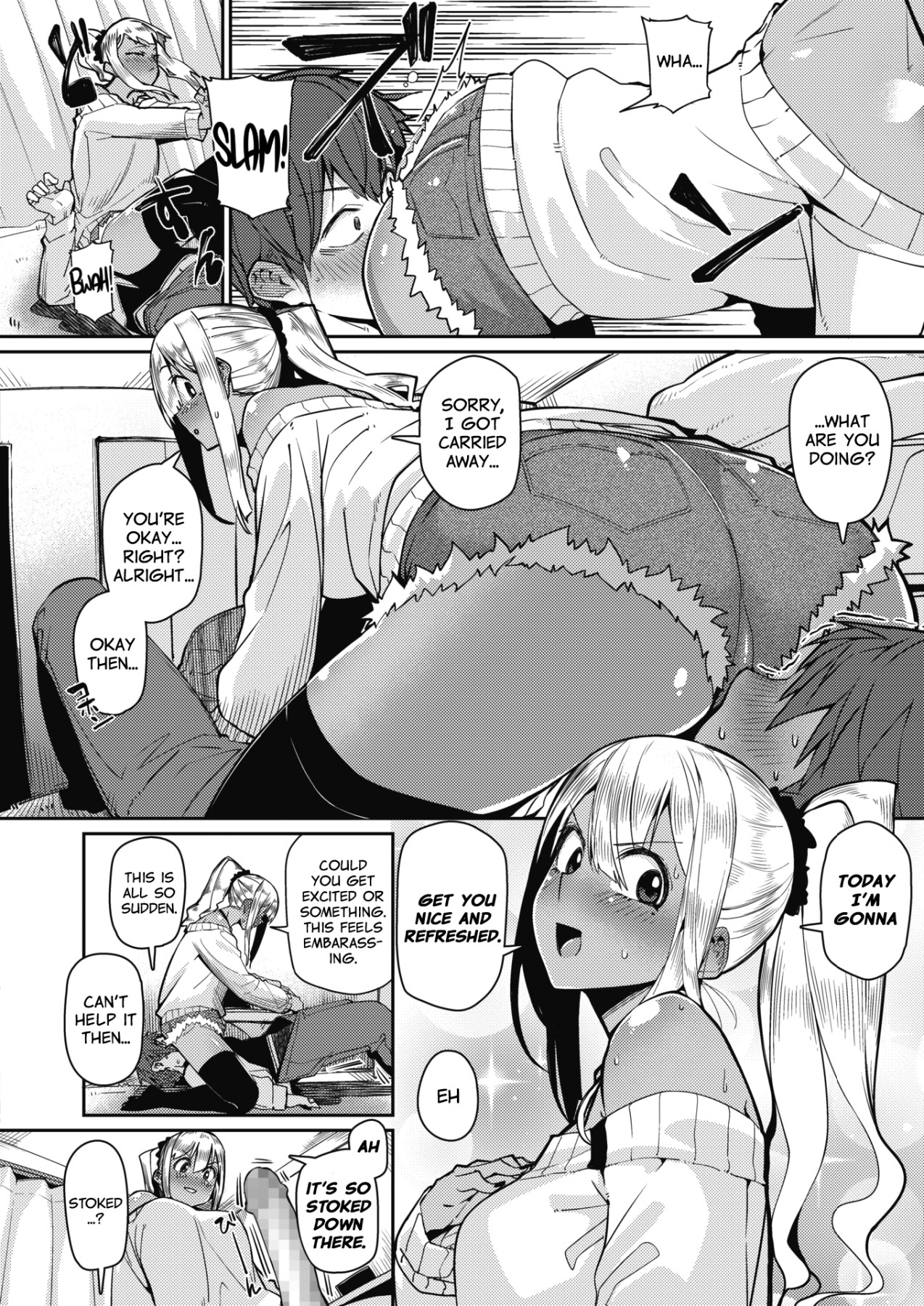 Hentai Manga Comic-About the Reaction of the Girl Who Saw -Read-6